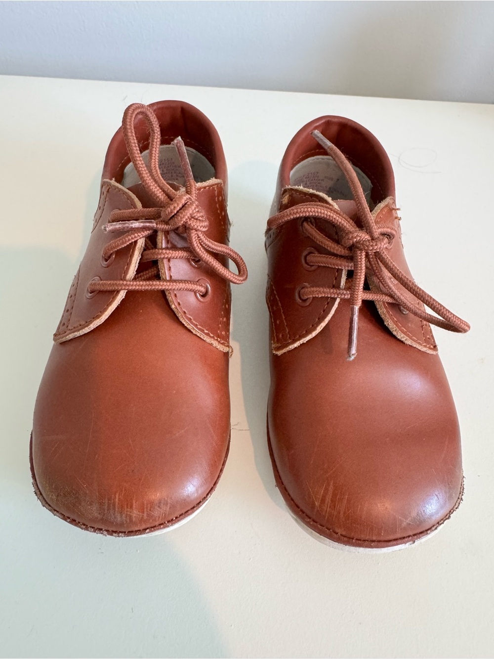 L'Amour James Leather Lace Up Shoe - Cognac